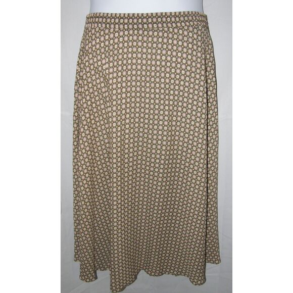 Max Studio Dresses & Skirts - MAX STUDIO Multicolored Floral Sz Large Casual or Dress Elastic Waist Midi Skirt